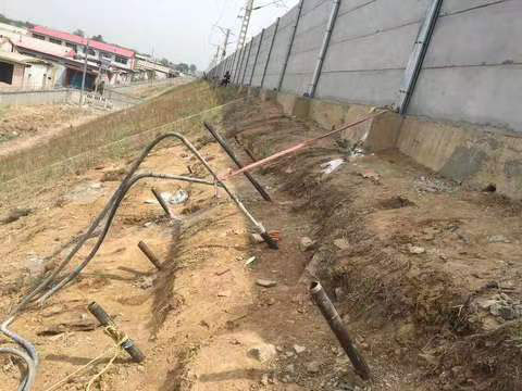 石碌镇基础下沉注浆加固